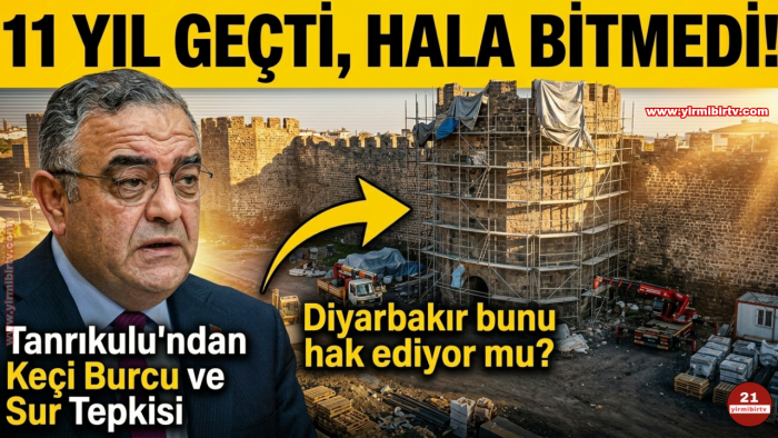 Tanrıkulu’ndan Keçi Burcu Tepkisi: “11 Yıldır Bitmeyen Restorasyon Diyarbakır’a Yakışmıyor”